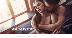 Desktop Screenshot of erectiledoctor.com